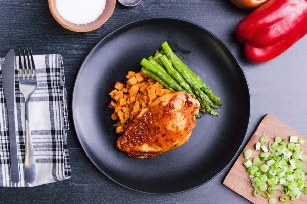 Clean Eats Meal Prep Chipotle Apricot Glazed Chicken