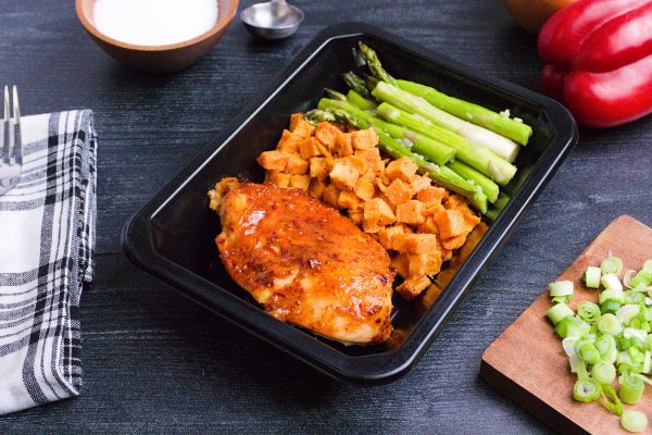 Clean Eats Meal Prep Chipotle Apricot Glazed Chicken