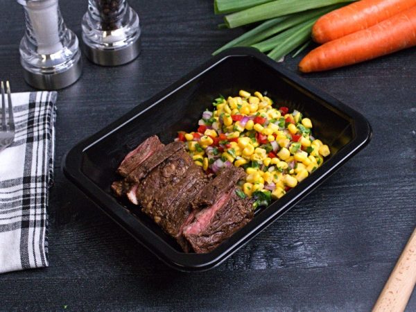 Clean Eats Meal Prep Coffee Crusted Skirt Steak