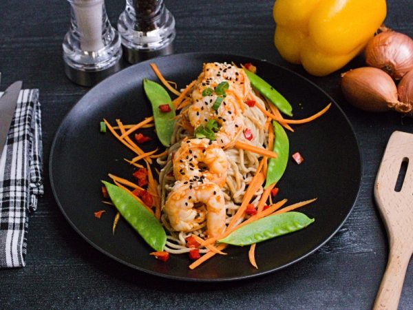 Clean Eats Meal Prep Sesame Ginger Shrimp