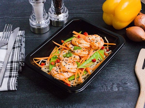 Clean Eats Meal Prep Sesame Ginger Shrimp