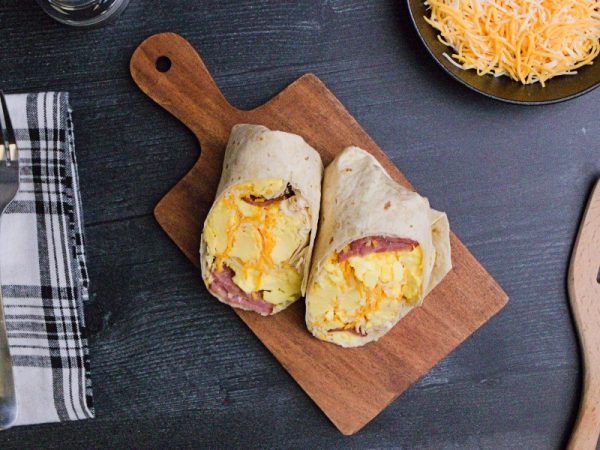 Clean Eats Meal Prep Breakfast Turkey Bacon Burrito