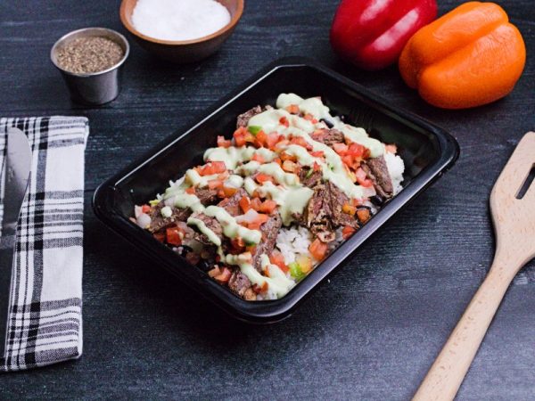 Clean Eats Meal Prep Steak Taco Bowl