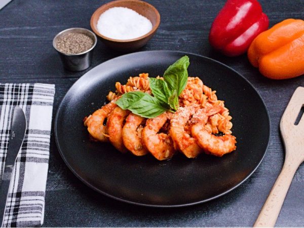 Clean Eats Meal Prep Shrimp Arrabbiata