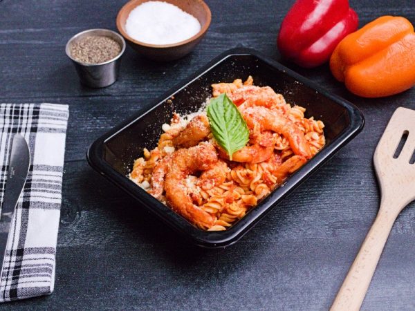 Clean Eats Meal Prep Shrimp Arrabbiata