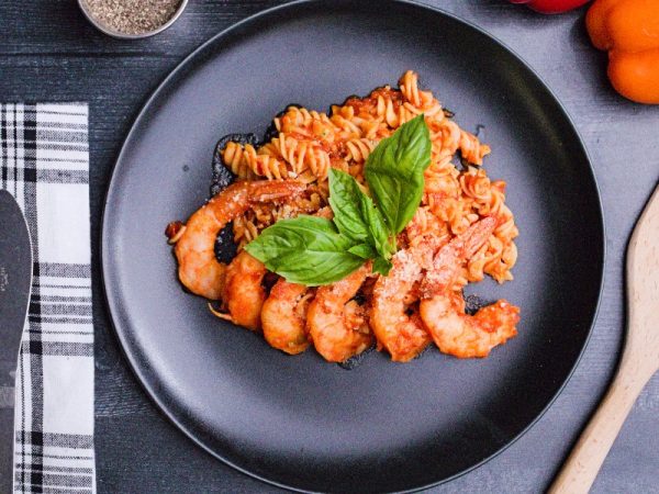 Clean Eats Meal Prep Shrimp Arrabbiata