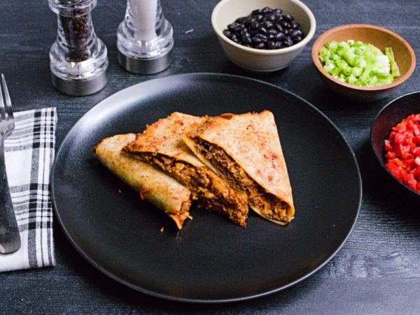 Clean Eats Meal Prep Texas BBQ Beef Quesadilla