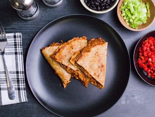 Clean Eats Meal Prep Texas BBQ Beef Quesadilla