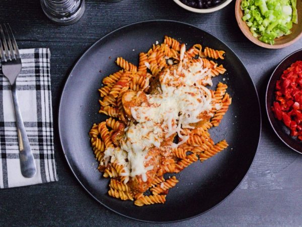 Clean Eats Meal Prep Chicken Sausage Parmesan