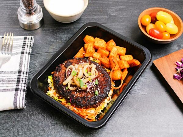 Clean Eats Meal Prep Gochujang Beef Burger