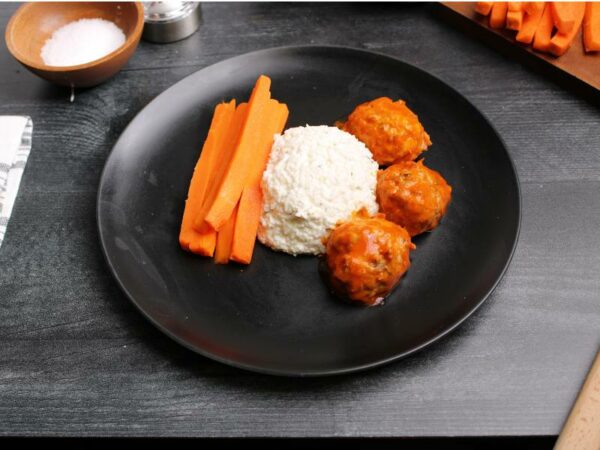 Clean Eats Meal Prep Buffalo Chicken Meatball (Low Carb)