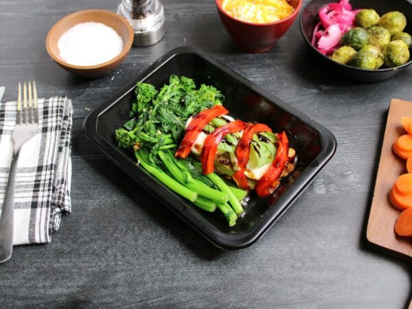 Clean Eats Meal Prep Balsamic Chicken & MOzzarella