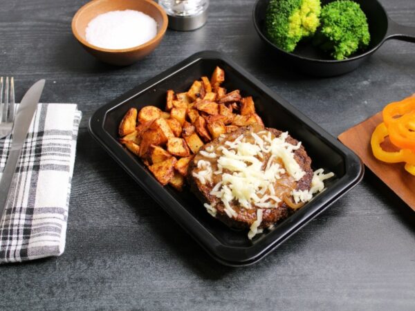 Clean Eats Meal Prep French Onion Burger