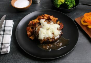 French Onion Turkey Burger