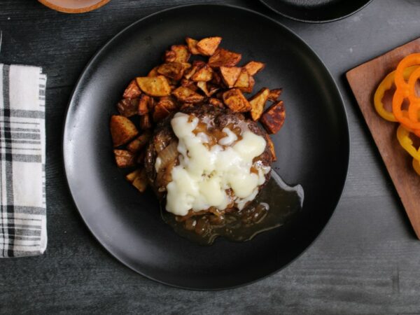 Clean Eats Meal Prep French Onion Burger