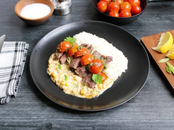 Clean Eats Meal Prep Steak Elote