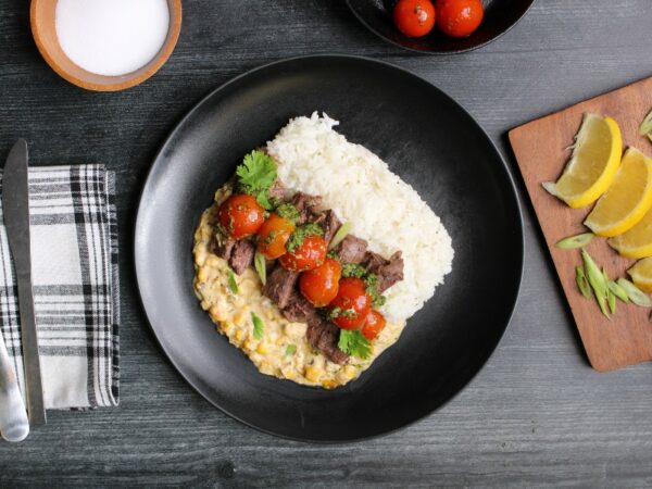 Clean Eats Meal Prep Steak Elote