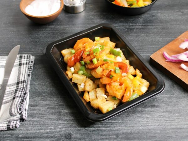 Clean Eats Meal Prep Buffalo Garlic Shrimp
