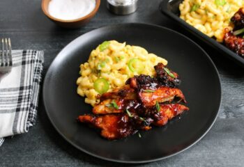 BBQ Chicken w/ Jalapeño Mac & Cheese