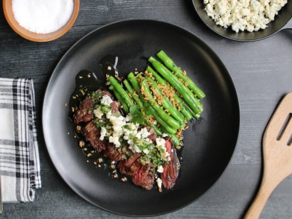 Clean Eats Meal Prep Blue Cheese Steak