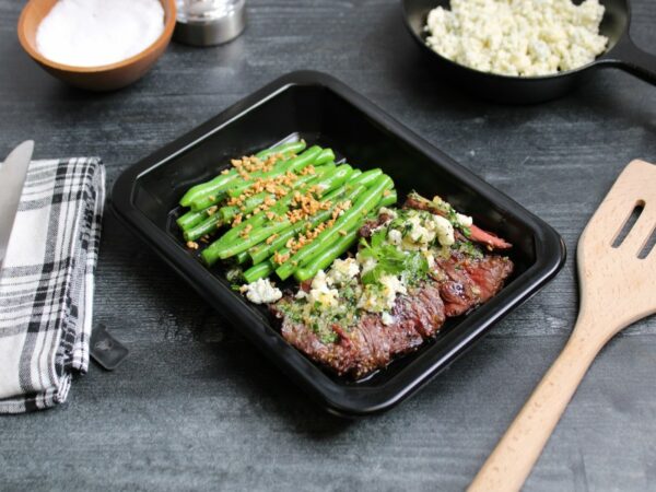 Clean Eats Meal Prep Blue Cheese Steak