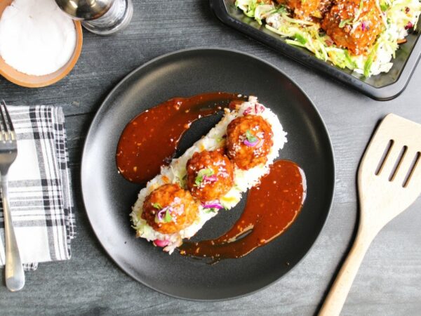 Clean Eats Meal Prep Korean BBQ Chicken Meatballs