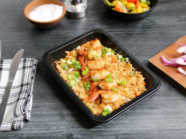 Clean Eats Meal Prep Shrimp Fried Rice