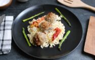 Clean eats meal prep chicken piccata meatballs