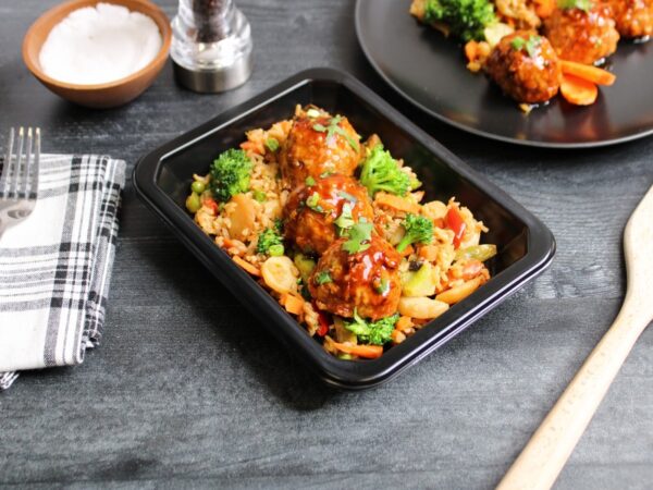 Clean Eats Meal Prep Chicken Teriyaki Meatballs