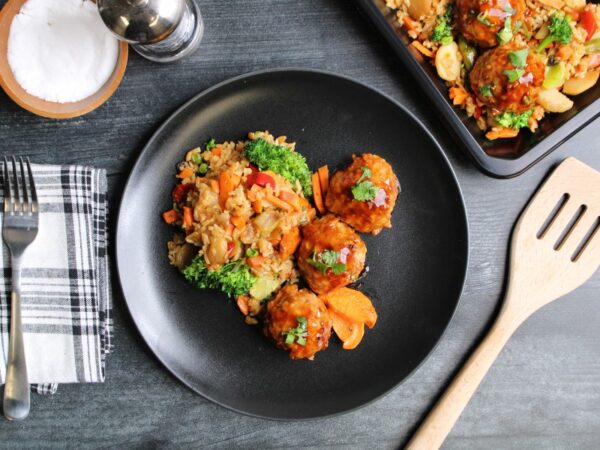 Clean Eats Meal Prep Chicken Teriyaki Meatballs