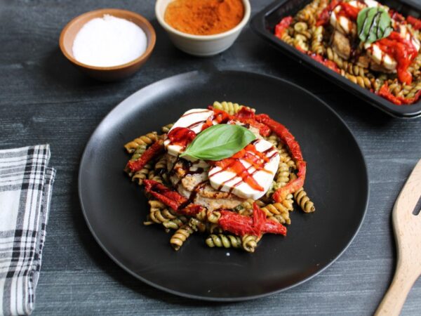 Clean Eats Meal Prep Caprese Turkey Burger