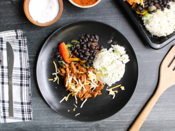 Clean Eats Meal Prep Chicken Fajita Bowl