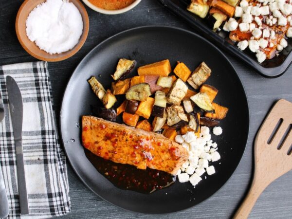 Clean Eats Meal Prep Sweet Feta Salmon