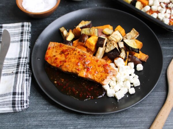 Clean Eats Meal Prep Sweet Feta Salmon