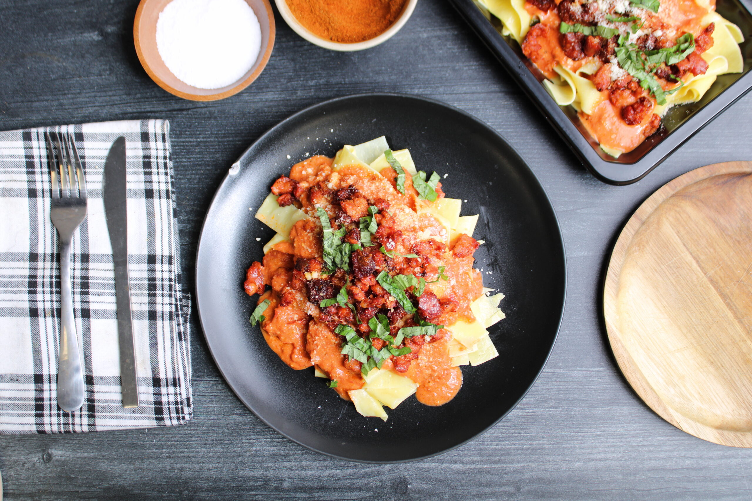 Vodka Sauce Con Chorizo