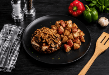 BBQ Pepper Jack Beef Burger