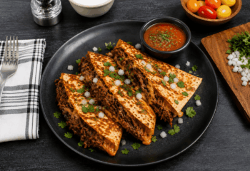 Chipotle Marinara Short Rib Quesadilla Chipotle Marinara Short Rib Quesadilla
